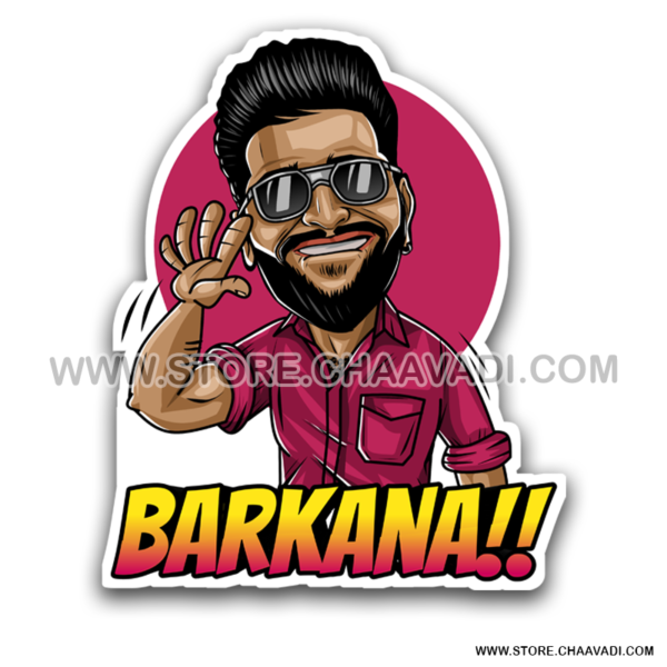 ROCKSTAR BARKANA STICKER