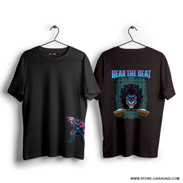 HEAR BEAT-BLUE | OVERSIZE T-SHIRT